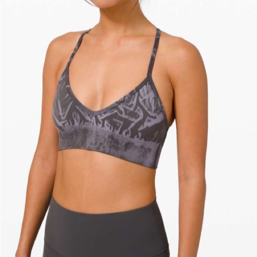 Lululemon Ebb To Street Bra Stone Wash Graphite 4